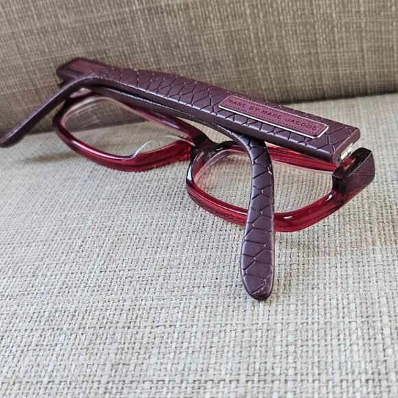 Marc by Marc Jacobs Women Eyeglasses Frame MMJ567 5W4 140 Red Glasses Frame - Picture 4 of 11